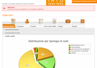 CSV Lazio – Bando online