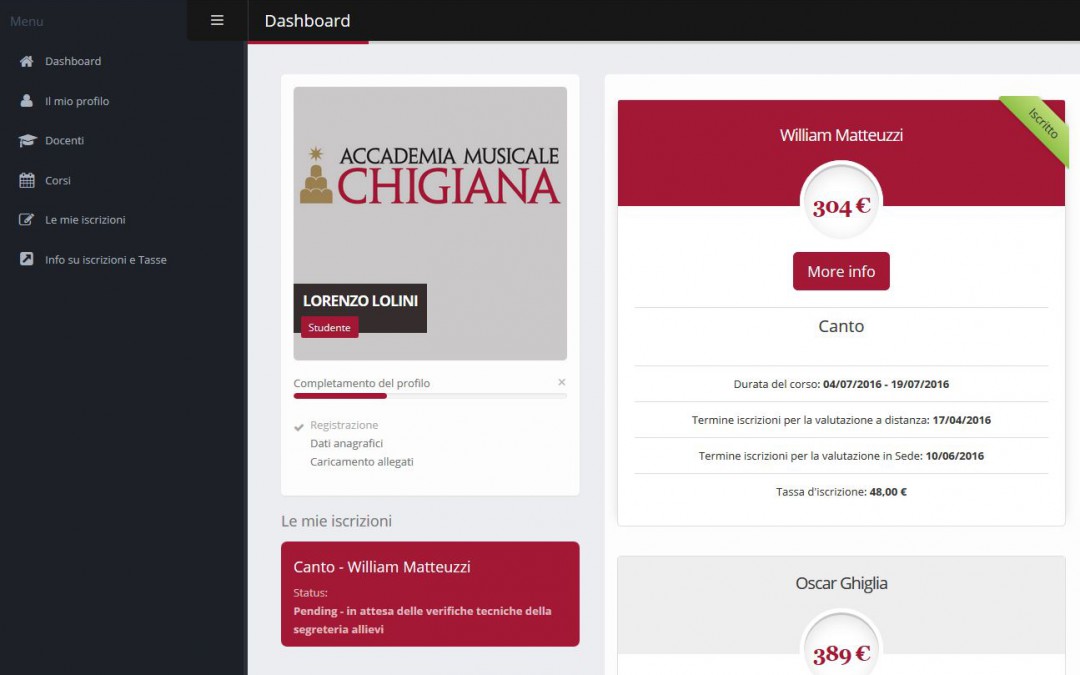 Fondazione Accademia Musicale Chigiana – Iscrizioni online