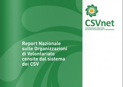 CSVnet – Fondazione IBM Italia – Report nazionale delle Organizzazioni di Volontariato censite dai CSV