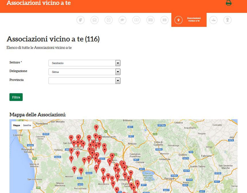 Centro Servizi Volontariato Toscana – CESVOT – MyCesvot – Area riservata