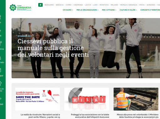 CSVnet Lombardia – portale web
