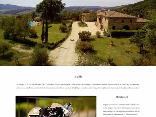 Agriturismo Podere Le Bolli – sito web