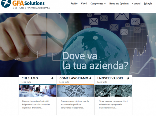 GFA Solution Research – sito web