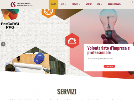 CSV Friuli Venezia Giulia – sito web