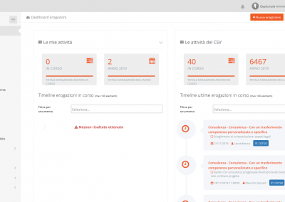 CSV Marche – gestionale web