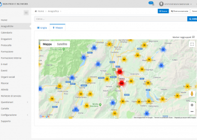 CSV Trentino – gestionale web