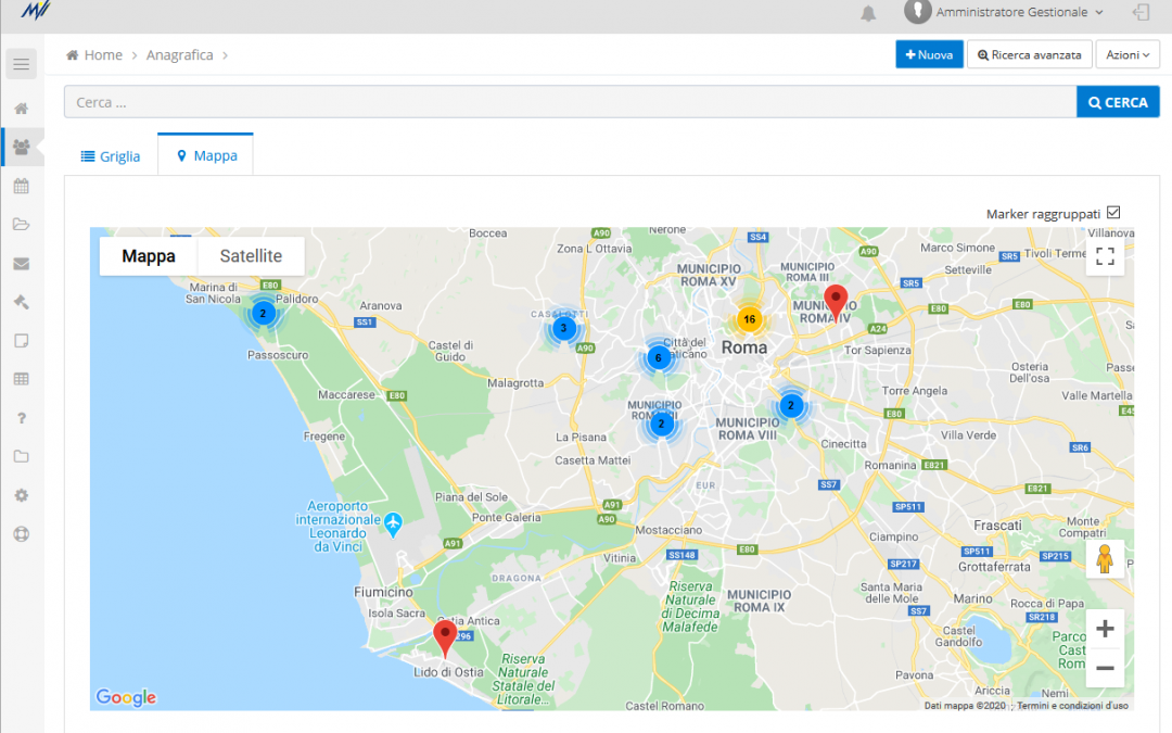 MoVI Nazionale – Movimento di Volontariato Italiano – gestionale web