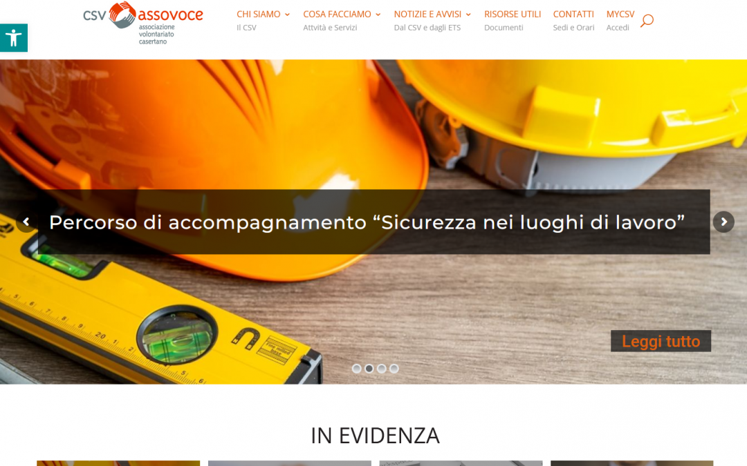 CSV Caserta – Portale web