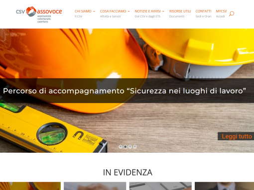 CSV Caserta – Portale web