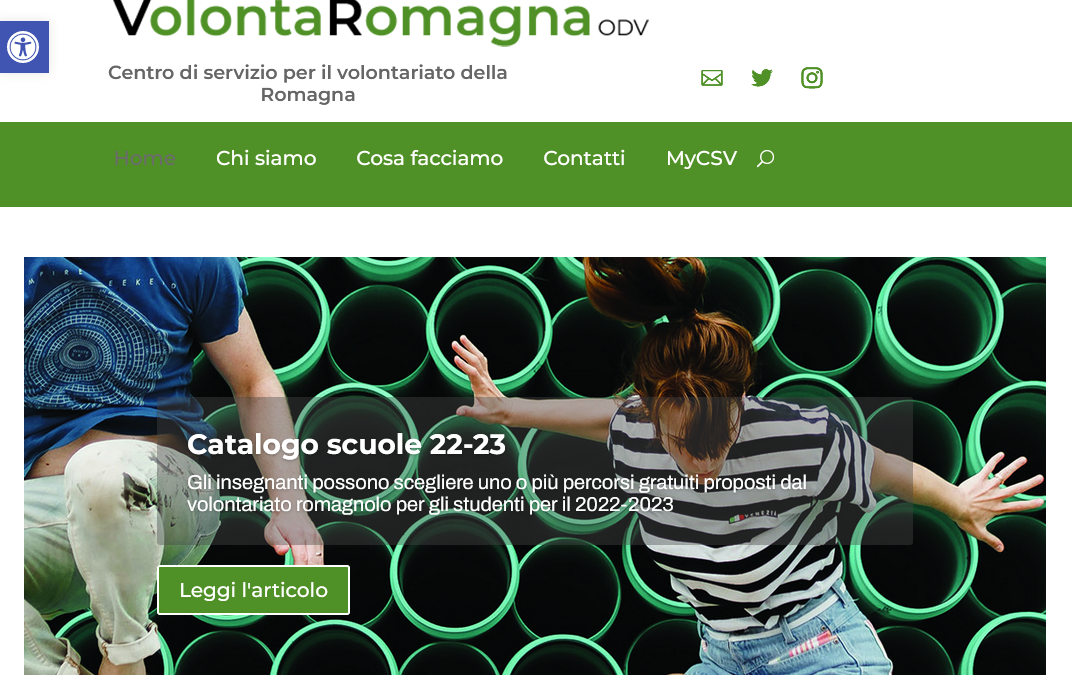 Volontaromagna – Portale web